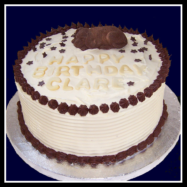 chocolate Labrador cake