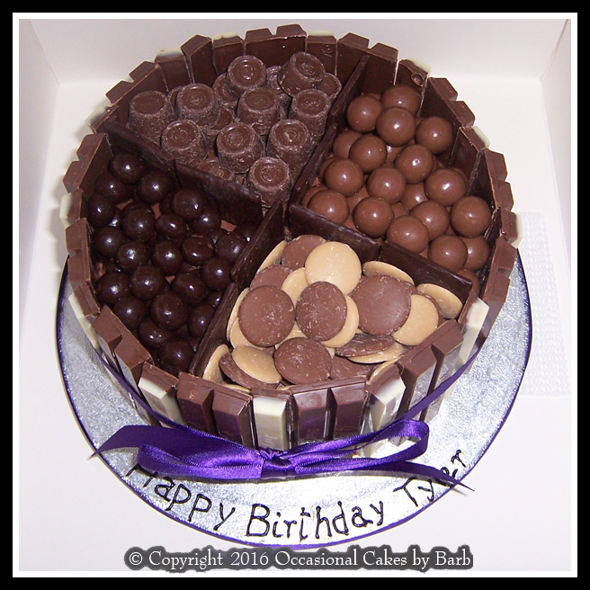 Chocaholic birthday cake
