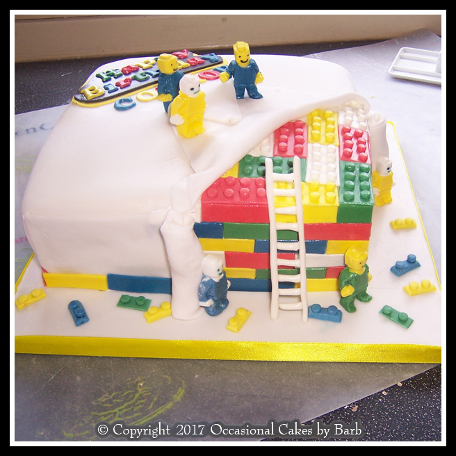 "Builders and Blocks" cake