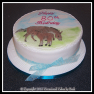 Donkey Birthday Cake.